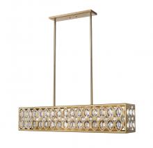  6010-42HB - 7 Light Linear Chandelier