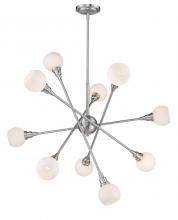  616-10C-BN - 10 Light Chandelier