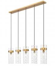  7002P5-5L-RB - 5 Light Linear Chandelier