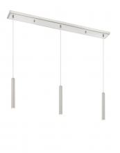  917MP12-BN-LED-3LBN - 3 Light Linear Chandelier