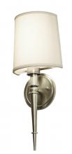  MNS081805LAJD1RB - Montrose 8'' LED Sconce - Oil Rubbed Bronze Finish - Cream Linen