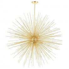  1034P40-14-620 - Savannah 14 Light Chandelier With Gold Leaf Finish