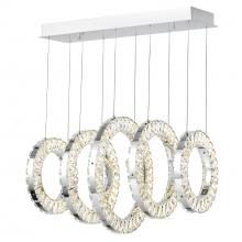  1046P26-5-601-RC - Celina LED Chandelier With Chrome Finish