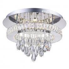  5613C20ST-R - Veil LED Flush Mount With Chrome Finish