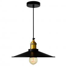  9605P13-1-101 - Brave 1 Light Down Mini Pendant With Black Finish