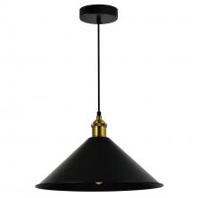  9605P14-1-101-B - Brave 1 Light Black Mini Pendant