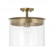  246812AD - 1 Light Semi-Flush