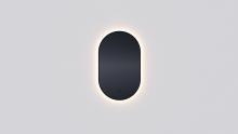  3-1402-15 - ARGO 22x48 CAPSULE LED MIRROR - BK