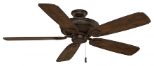  59528 - Casablanca 60 inch Heritage Brushed Cocoa Indoor/Outdoor Ceiling Fan and Pull Chain