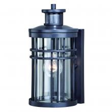  T0366 - Wrightwood Motion Sensor Dusk to Dawn Outdoor Wall Light Vintage Black