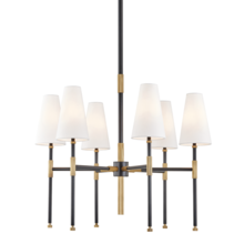  3728-AOB - 6 LIGHT CHANDELIER