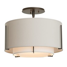  126501-SKT-07-SF1099-SE1590 - Exos Small Double Shade Semi-Flush