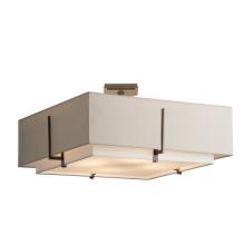  126513-SKT-07-SF2012-SE2401 - Exos Square Large Double Shade Semi-Flush