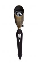  C030L - Outdoor Cast Brass Spot Light 3"wx8.5"h