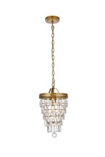  LD714D9BR - Reese 9 inch pendant in brass