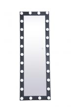  MRE32471BK - Brenda 24 inch by 71 inch plug in LED 5000K mirror in black