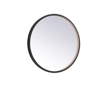  MRE6024BK - Pier 24 inch LED mirror with adjustable color temperature 3000K/4200K/6400K in black