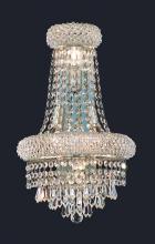  V1802W12SC/RC - Primo 4 Light Chrome Wall Sconce Clear Royal Cut Crystal