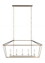  6692605EN-848 - Dianna Five Light Medium Linear Chandelier