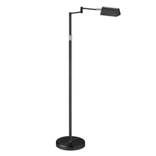  9257LEDF-BK - 9W LED Swing Arm Floor Lamp, Black Finish