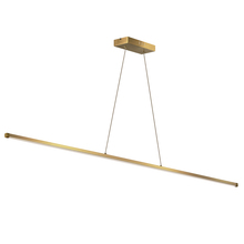  ARY-4830LEDHP-AGB - 30W LED Horizontal Pendant, Aged Brass with White Acrylic Diffuser