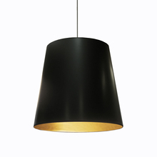  OD-L-698 - 1LT Oversized Drum Pendant,Large - Blk/Gld