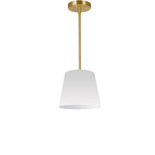 Dainolite ODR-XS-790 - 1 Light Oversized Drum Pendant X-Small White Shade