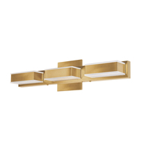  VLD-215-3W-GLD - 15W LED Wall Vanity, Aged Brass Finish