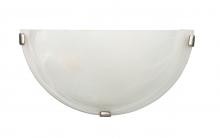  IWL150B12BPT - Wall , 1 Lt Wall Sconce, Alabaster Glass, 100W Type A, 12" W x 6 1/4" H x 3 3/4" D