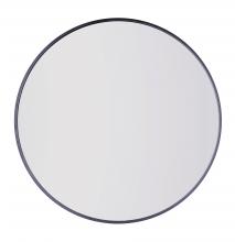  R1MBK32 - Mirror, MBK Color, Metal Frame Mirror, 32.75" W x 32.75" H x 1" D