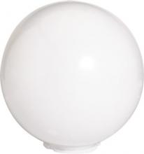  50/787 - 16 Inch White Acrylic Globe; 16 inch Diameter; 5-1/4 inch Fitter