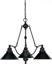  60/1701 - Bridgeview - 3 Light Chandelier - Mission Dust Bronze Finish