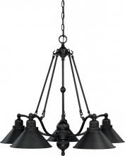  60/1702 - Bridgeview - 5 Light Chandelier - Mission Dust Bronze Finish