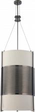  60/4032 - Diesel ES - 6 Light Vertical Pendant w/ Khaki Fabric Shade - (6) 13w GU24 Lamps Included