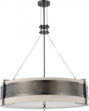  60/4034 - Diesel ES - 6 Light Round Pendant w/ Khaki Fabric Shade - (6) 13w GU24 Lamps Included