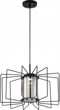  62/1353 - Wired - LED Pendant with Mirrored Glass - Aged Bronze Finish