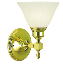  2431 AB/CM - 1-Light Antique Brass Taylor Sconce