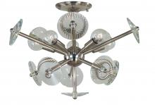  4812 PN - 5-Light Apogee Flush Mount/Semi Flush Mount