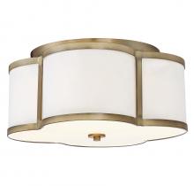  M60020NB - 3-Light Ceiling Light in Natural Brass