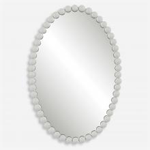  09874 - Uttermost Serna White Oval Mirror