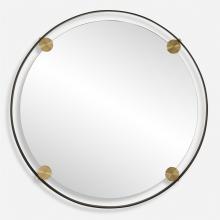  09983 - Uttermost Radius Round Bronze Iron Mirror