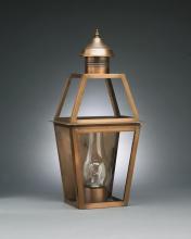  2241-AB-CIM-FST - Tapered Wall Antique Brass Medium Base Socket With Chimney Frosted Glass