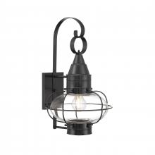  1512-GM-CL - Classic 18.5'' High 1-Light Outdoor Sconce - Gun Metal