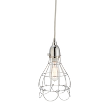  225041 - Silver Wire Rose Pendant Light