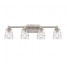  67963/4 - Pulsate 30.25'' Wide 4-Light Vanity Light - Satin Nickel