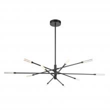  85038/LED - Light Streak 55.5'' Wide 10-Light Chandelier - Matte Black