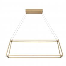  85057/LED - Minimalist 36'' Wide LED Linear Chandelier - Soft Gold