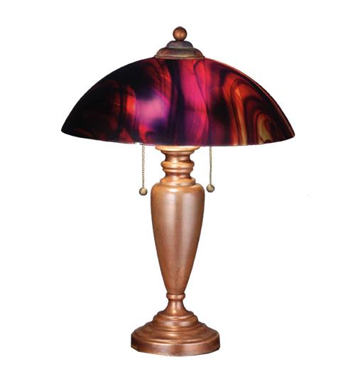 21.5"H Cabernet Swirl Table Lamp